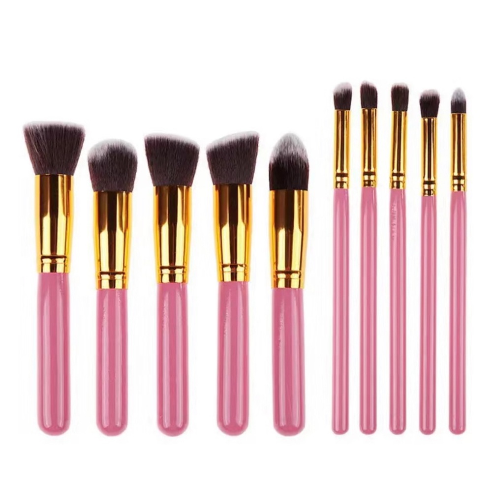 Cosmetic Makeup Brush Set 10pc